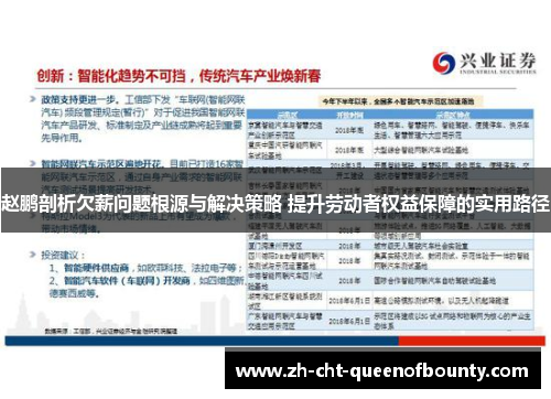 赵鹏剖析欠薪问题根源与解决策略 提升劳动者权益保障的实用路径